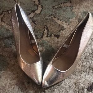 Gold heels from target